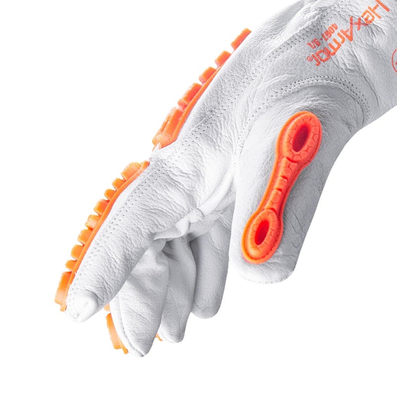HEXARMOR Cut-Resistant Impact Protection Leather Work Gloves | Chrome SLT ® Series 4067 | Large - Image 2